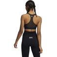 thumbnail image 3 of Adidas Womens Black Don't Rest 3 Bar Logo Racerback Padded Sports Bra Sz XS $40, 3 of 10