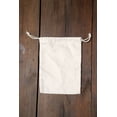 thumbnail image 5 of CustomBagSupplies 25-Pieces 8x10 Inches Reusable Eco-Friendly Double Drawstring Canvas Bags, Beige, 5 of 5