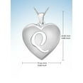 thumbnail image 5 of JewelersClub Initial Letter Pendant for Women | Customizable Sterling Silver Q AlphabetMonogram Necklaces for Girls | Cursive Script Capital Letters | Personalized Jewelry Gift for Her, 5 of 5