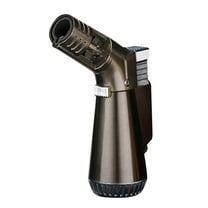 Ruroz 1 Pack of Torch Lighter, Jet Flame, Butane gas, Mini Refillable Windproof Lighters, for candle, fireplace, grill (Gas not Included) Big