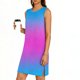thumbnail image 2 of TaTaai Women's Round Neck Sleeveless Slip Dress Solid Color Casual Pullover Dress with Side Slit Lightweight Summer Stretchy Fit Gift, 2 of 6