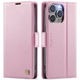 thumbnail image 2 of YEYKX for iPhone 14 Pro Funda para Teléfono Funda para Teléfono con Billetera Magnética de 6,1 Pulgadas Funda Protectora de Cuero con Función de Tarjetero Funda con Tapa a Prueba de Golpes, Oro Rosa, 2 of 10