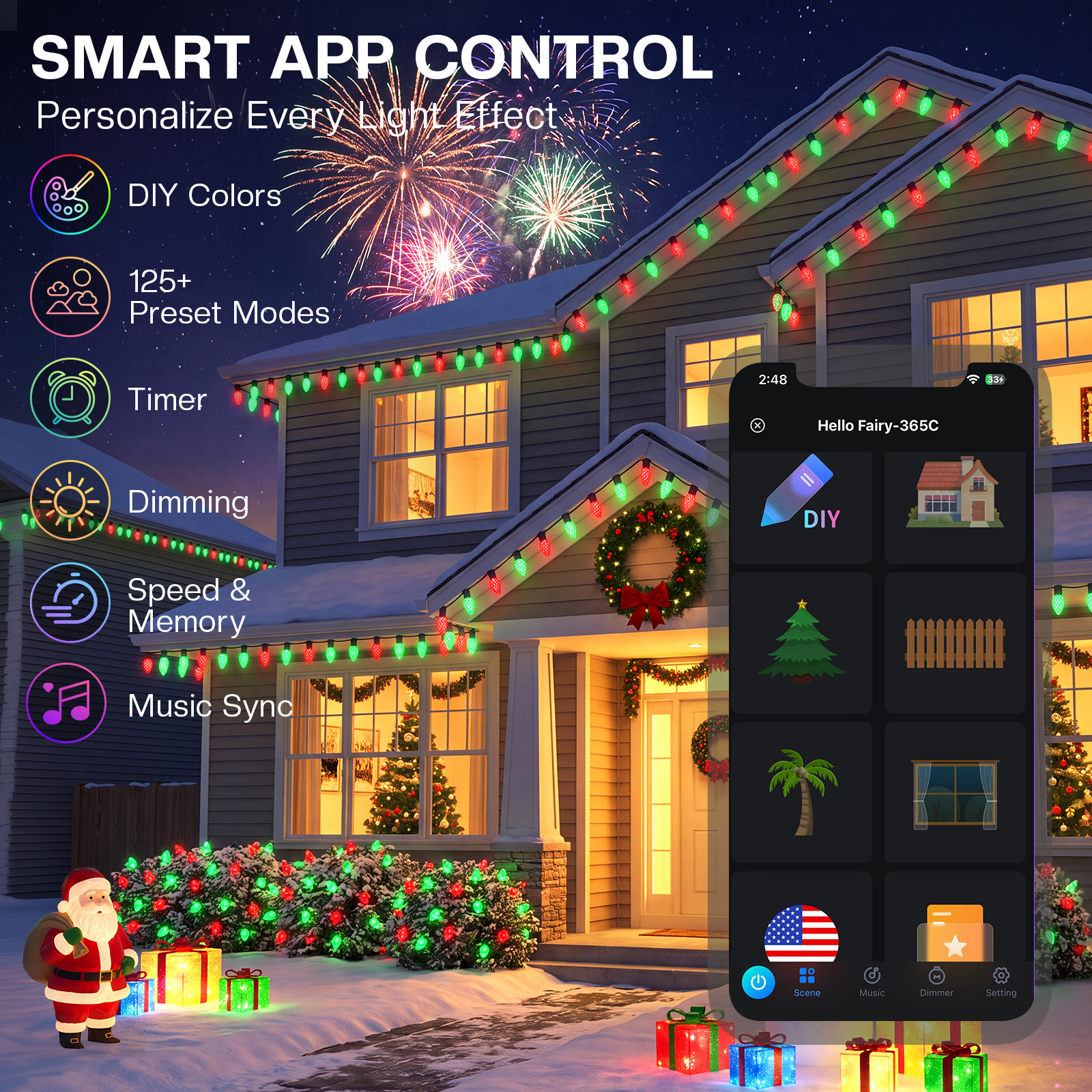 Avatar Controls 160ft Smart C9 Christmas String Lights photo 3