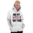 thumbnail image 5 of Valentines Day Funny Wine Lovers Hoodie Sweatshirt Women Brisco Brands M, 5 of 6