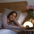 thumbnail image 4 of Lumie Bodyclock Glow 150 LED Wake-up Light Sunrise Alarm Clock, Sunset Feature, Sleep/Wake Sounds, Black, 4 of 6