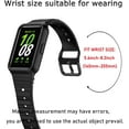 thumbnail image 3 of Tianle Compatible with Samsung Galaxy FIT3 Rugged Bumper Case with Band, Sport Silicone Protective Case for Samsung Galaxy FIT 3 Smart Watch for Women Men, 3 of 7