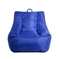 thumbnail image 3 of Urban Shop Supportive Polyester Canvas Bean Bag with Pocket, Royal, 3 of 5