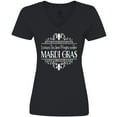 thumbnail image 3 of Inktastic Laissez Les Bon Temps Rouler Mardi Gras Women's V-Neck T-Shirt, 3 of 5