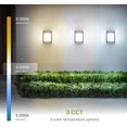 thumbnail image 6 of ASD 10 Inch LED Outdoor & Indoor Wall Mount Light Fixture - Oil Rubbed Bronze Modern Wall Sconce Lighting - 15W 120-277V 3000K 4000K 5000K Dimmable Front Door & Patio Exterior Lights - ETL, 2 Pack, 6 of 17