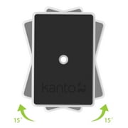 Kanto SP9 9 Universal Desktop Speaker Stands with Rotating Top Plates and Cable Management - Pair (White)