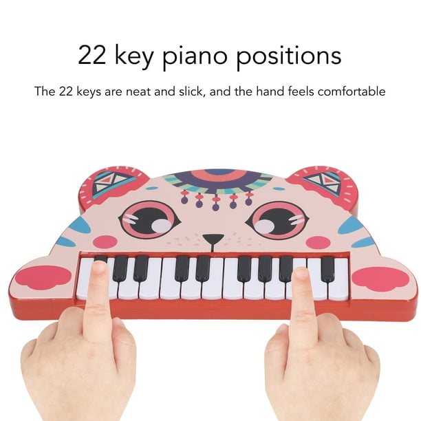Clavier Piano Bebe pour Filles, Enfant Jouet 22 Touches Multi