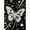 Butterfly, variant on FLOPESN 2Pcs DIY Gemstone Pearl Diamond Art Painting Kit, 9.84X13.78in, Black Canvas Holiday Present Home Wall Decor Unframed