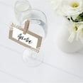 thumbnail image 4 of Koyal Wholesale Rustic Burlap and Lace Place Cards for Wedding Party Tables, Seating Place Cards for Holders, 60 Pack, 4 of 5