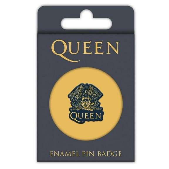 Queen Enamel Pin Badge Classic Crest Band Logo new Official