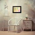 thumbnail image 4 of Goldberger, Jennifer 14x12 Black Modern Framed Museum Art Print Titled - Pastel Luxe II, 4 of 5