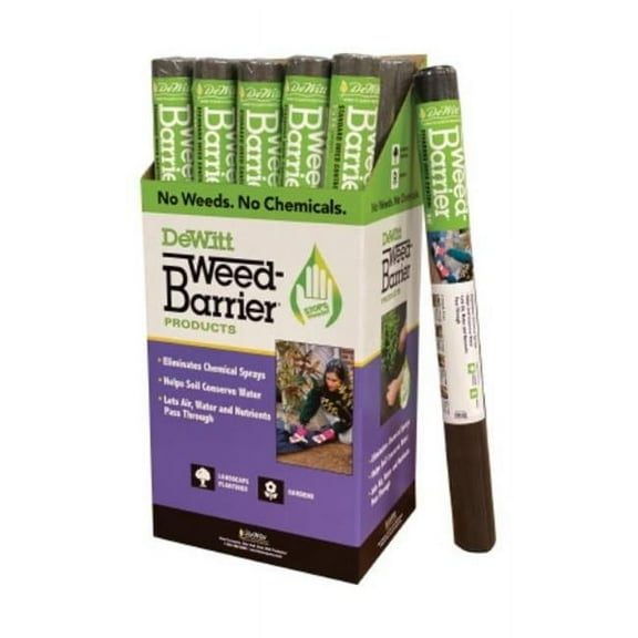 DeWitt D28 DWB153300 3 x 300 ft. Standard Weed Control Fabric, Black - 15 Year