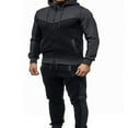 thumbnail image 1 of 2Pc Mens Tracksuit Set Hoodie Tops Bottoms Joggers Gym Fit Sports, 1 of 5