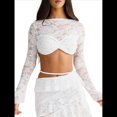 thumbnail image 2 of Conjunto de 2 Piezas de Camiseta Sin Mangas con Encaje de Cuerda para Mujer, Faldas Escalonadas Ajustadas, Vestido de Cóctel para Fiesta. M, 2 of 7