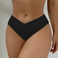 thumbnail image 5 of Cathalem Women's Bathing Suit Bottoms Full Coverage Ruched Bikini Tankini Bottom Swimsuit Brief (Black,XL), 5 of 8