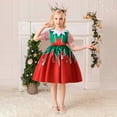 thumbnail image 5 of TEDOYE Toddler Kids Child Girls Pageant Gown Christmas Dance Party Princess Dress Relaxed Fit Wear, 8-9 Years, 5 of 9