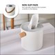 thumbnail image 3 of unbranded 1Ud Caja Redonda Para Pañuelos De Material ABS Con Almohadillas Antideslizantes, 3 of 8