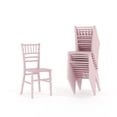 thumbnail image 1 of 10 Pk. Kids Pink Resin Chiavari Chair, 1 of 9