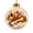 #4 colorful, variant on Glowing Christmas Ball Ornament, Light-Up Mini Holiday Scene with Warm LED, 3D Hanging Decor for Christmas Tree 3.54x3.54x3.54in