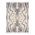 thumbnail image 3 of Unique Loom Hygge Shag Collection Area Rug - Valley (9' x 12' 2" Rectangle Gray/Beige), 3 of 7
