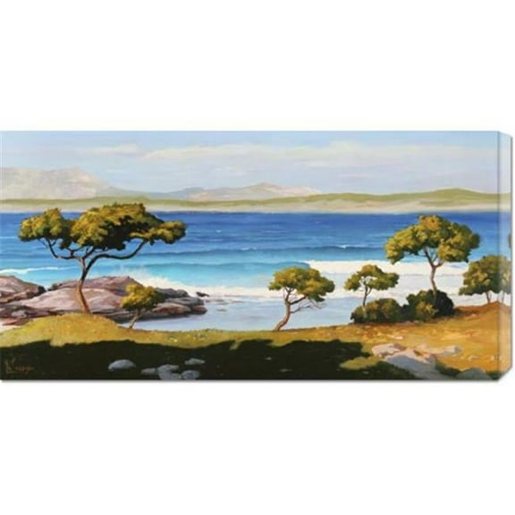 Bentley Global Arts dba American Walls GCS-375237-1836-142 Adriano Galasso 'Spiaggia del Mediterraneo' Stretched Canvas