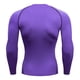 thumbnail image 3 of Camiseta deportiva de manga larga para hombre, ideal para correr y hacer ejercicio: camiseta térmica de compresión para gimnasio, corte ajustado, poliéster, tallas S-XXXL, 3 of 4
