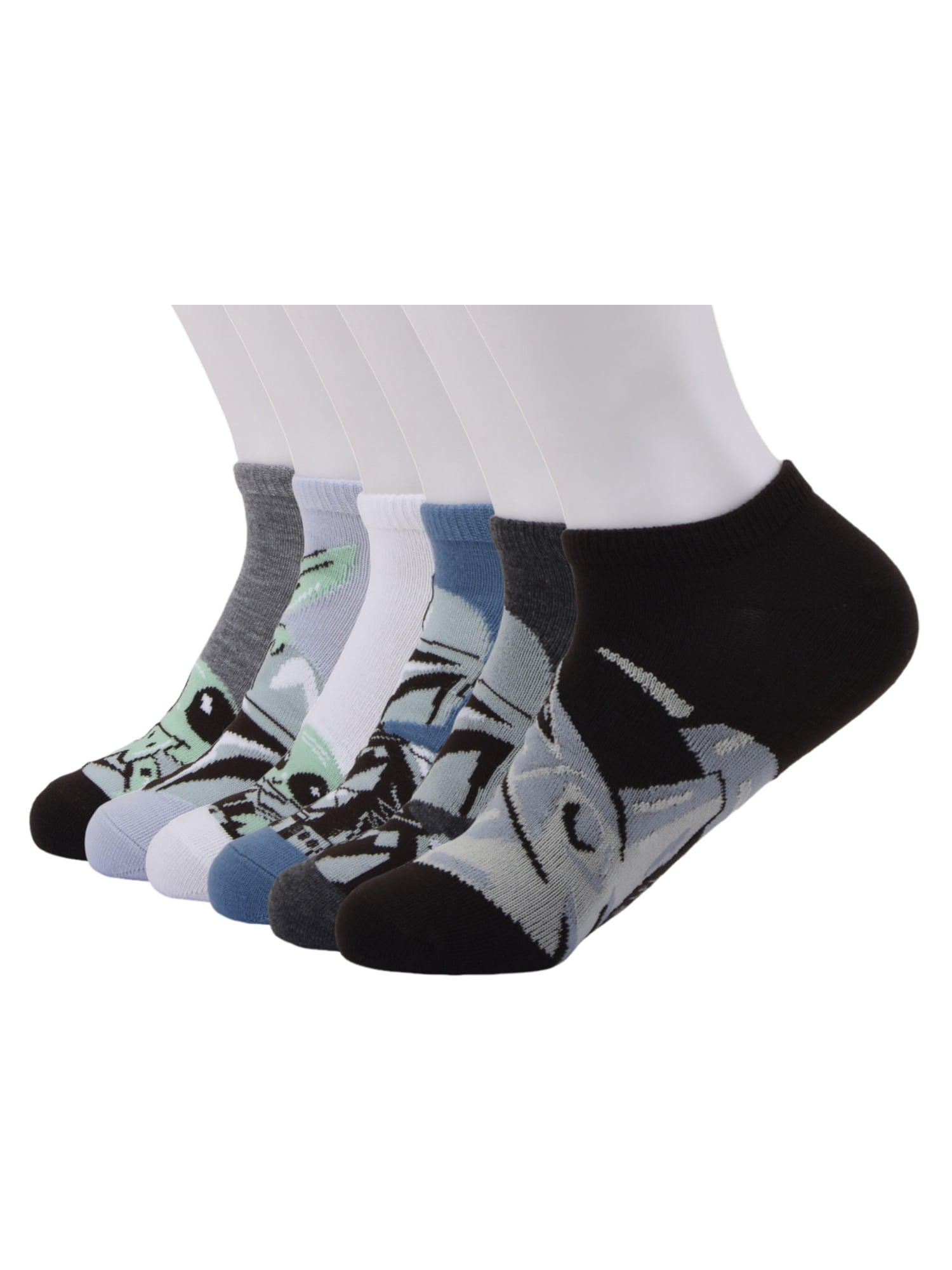 Mando No Show Socks, 6-Pack, Sizes L Boys