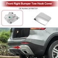 thumbnail image 2 of Tapa del gancho de remolque trasero derecho Unique Bargains para Mercedes-Benz GLB250 4Matic, Base 2020-2026 No.2478857301 Tono plateado Plástico 1 Pc, 2 of 6