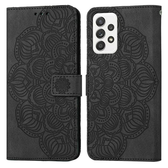 For Samsung Galaxy A32 4G Mandala Embossed Flip Leather Phone Case