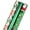 Green, variant on HomelyJoy Reversible Christmas Wrapping Paper, Santa Claus & Solid White Design, 3 Rolls 17x10 Ft for Holiday Xmas Gift Wrapping, Party Decor