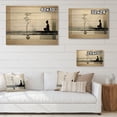 thumbnail image 4 of Designart "Modern Zen Asian Painting I" Asian Print on Natural Pine Wood, 4 of 5