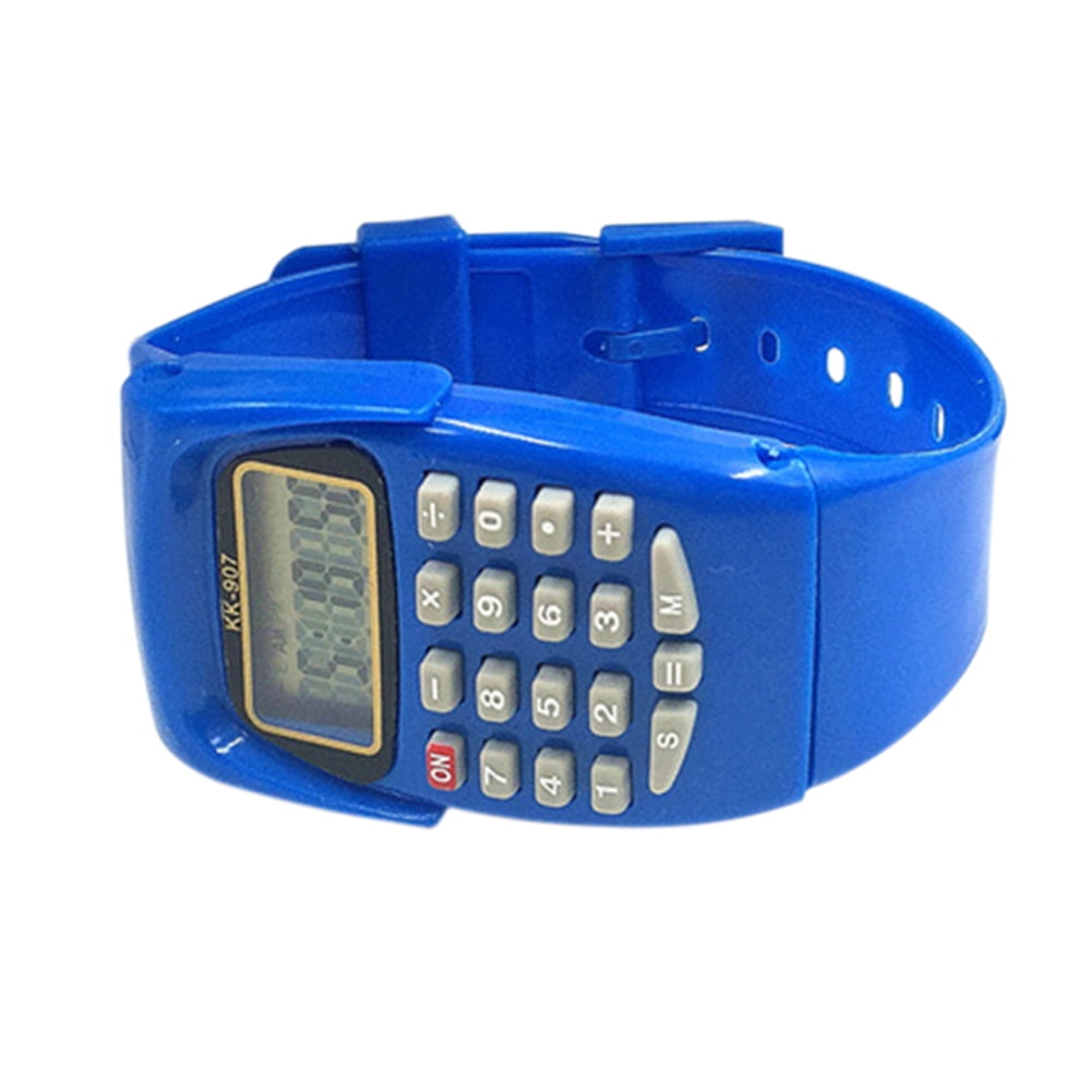 Multifunction Digital Calculator Sports LED Watch Calculating Tool for Children;Multifunction Digital Calculator Sports LED Watch Calculating Tool