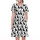 thumbnail image 1 of Balery Yin Yang Vestidos sueltos de manga corta para mujer, vestidos de verano 2025, vestidos casuales de corte A con vuelo., 1 of 6