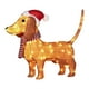 thumbnail image 2 of Luces decorativas navideñas para exteriores, luces para cachorros, luces navideñas para jardín, figuras iluminadas para perros salchicha, luces luminosas para exteriores, 2 of 9
