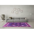 thumbnail image 3 of Ahgly Company Indoor Rectangle Oriental Purple Industrial Area Rugs, 2' x 5', 3 of 4