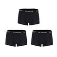 thumbnail image 6 of U-Wear Men’s Cotton Underwear Boxer Shorts 3 Pack Briefs For Men, Black (3-Pack), XL, 6 of 11