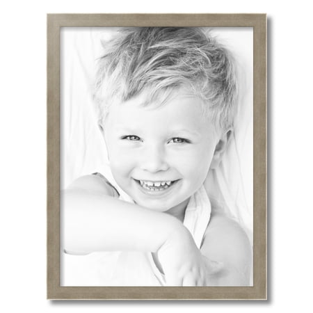 ArtToFrames 18x24 Inch Muted Prosecco Gold Picture Frame, This Gold MDF Poster Frame is Great for Your Art or Photos, Comes with 060 Plexi Glass (4673)