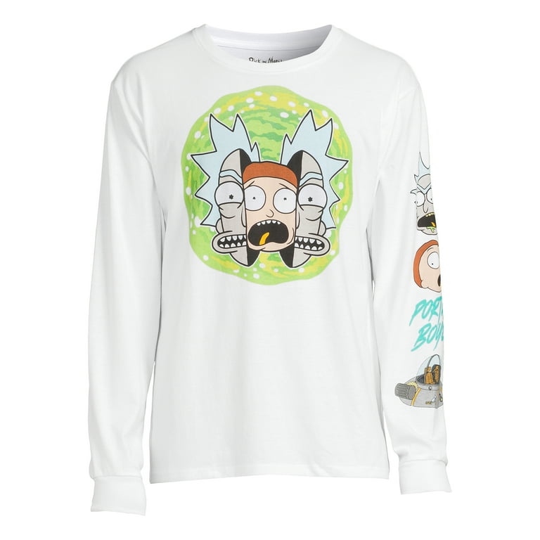 rick and morty long sleeve white