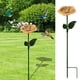 thumbnail image 1 of Comedero para pájaros de hierro para exteriores, decoración de jardín, arreglo floral, estilo europeo., 1 of 7