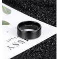 thumbnail image 2 of HSHDLDF 4mm 6mm 8mm 10mm Black Titanium Rings Wedding Band Matte Comfort Fit for Men Women, 2 of 6