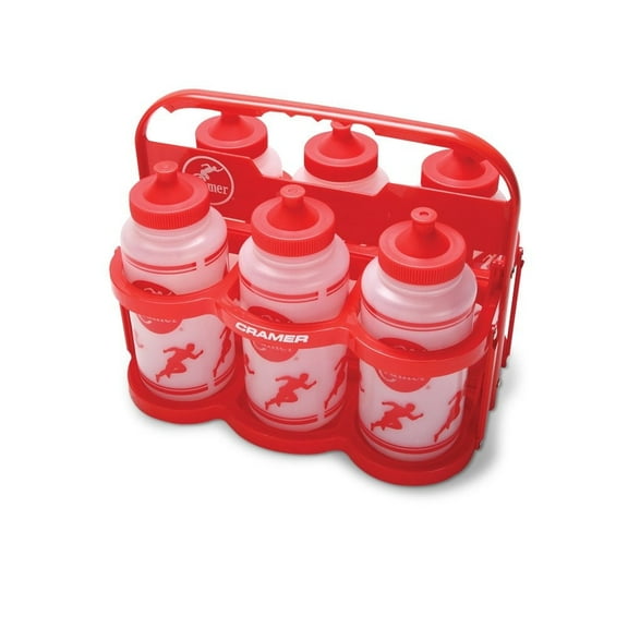 Cramer Wide Mouth Water Bottles, BPA-Free, Push/Pull Cap, 12 Pack