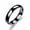 Black, variant on Couple Rings Titanium Steel Alloy Rings for Couples Durable Matching Bands 4mm Width Promise Rings Anniversary Wedding