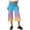 Blue-B#3053BB, variant on Gauchos Pants for Women Striped Palazzo Culotte Fold Over Capri Pants for Women Flowy Low Rise Capris Pants for Women