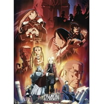 ABYstyle Fullmetal Alchemist: Brotherhood Characters Mini Poster | Official FMA Anime Wall Art | 15" x 20.5" Decorative Poster for Bedroom, Dorm, or Office
