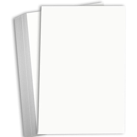 Hamilco Bright White Legal Cardstock Paper 8 1/2" x 14" Card Stock 100lb Cover 25 Pack