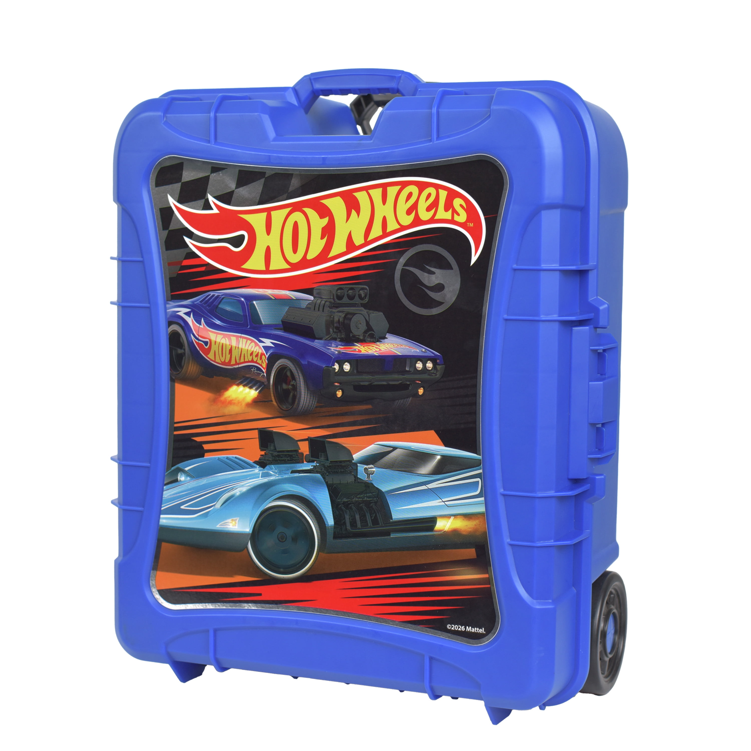 Hot Wheels Vehicle Playsets Plastic Carrying Case, 110 Vehicles